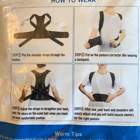 Tubnboot Posture corrector. Unisex . Small: 24” to 30” - Picture 6 of 7